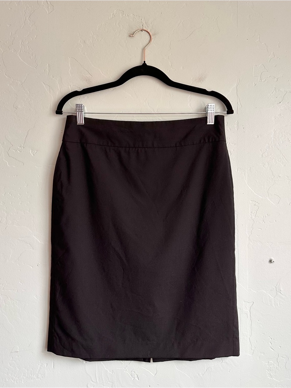 Banana Republic‎ Classic Black Wool Pencil Skirt Women’s 6 Business Office Work